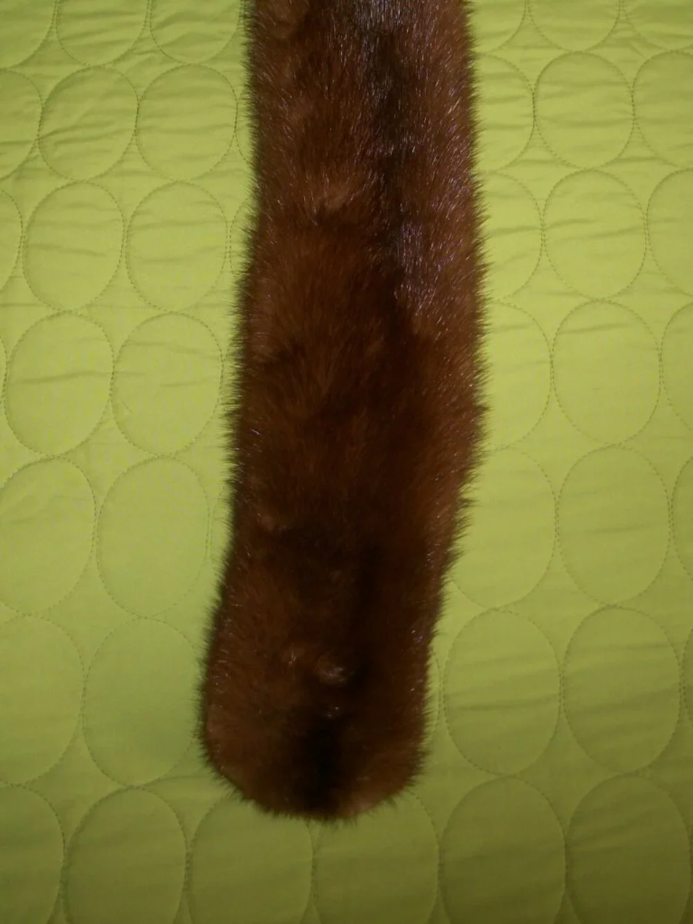 Vintage Real Gruidl Brown Mink Fur Collar/Stole